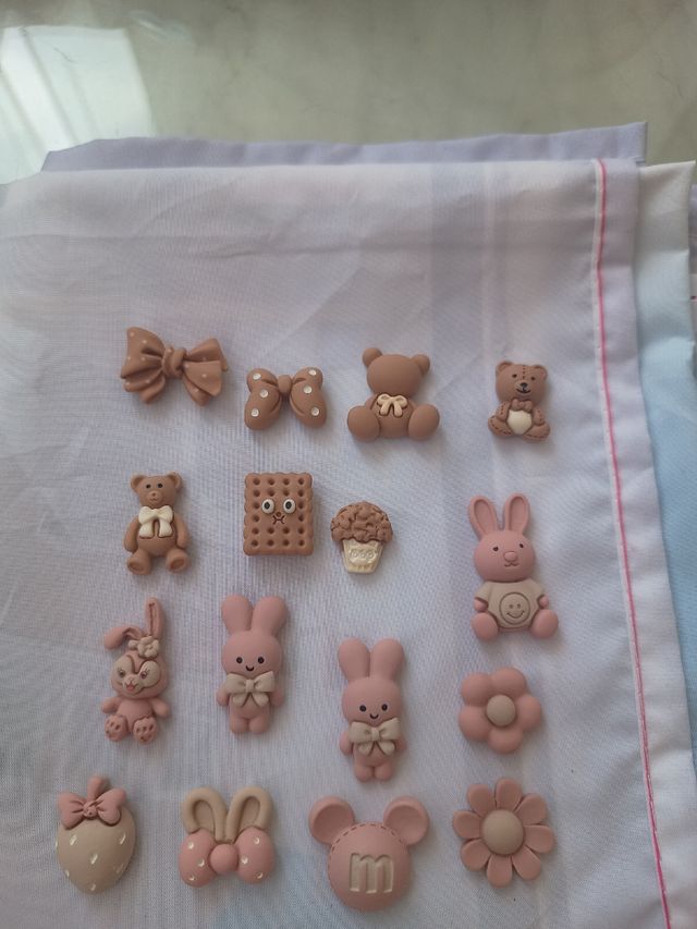 Pack 20 piezas resina kawaii variados (nuevos)