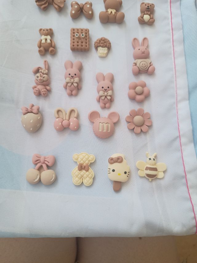 Pack 20 piezas resina kawaii variados (nuevos)