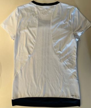 Camiseta tenis Adidas ClimaCool blanca/negra M