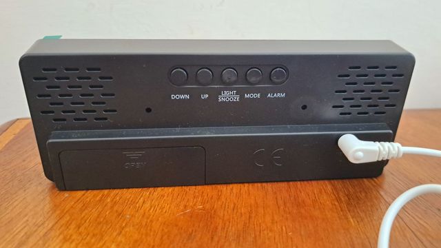 Orologio sveglia digitale LED blu - nuovo