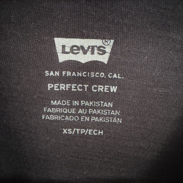 Camiseta Levi's negra manga corta