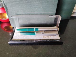 Pluma y bolígrafo Super-T vintage