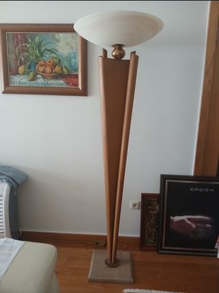 Candeeiro de Cristal Dourado