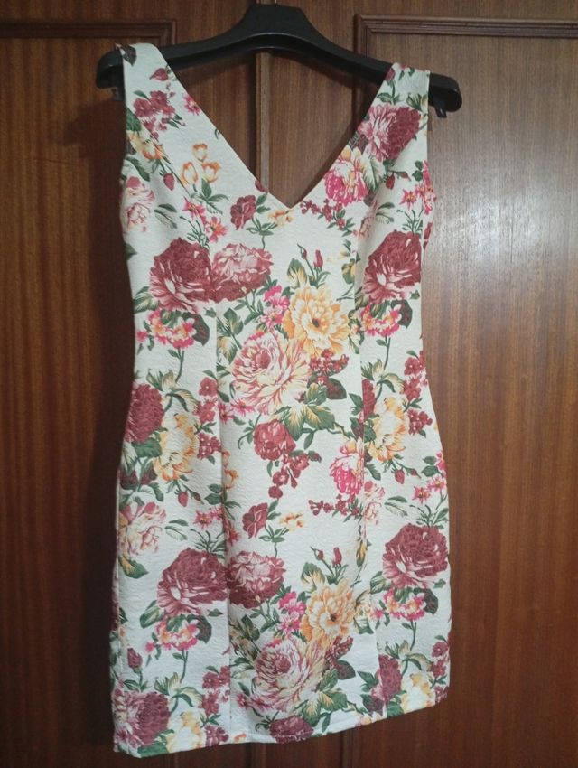 Vestido floral blanco