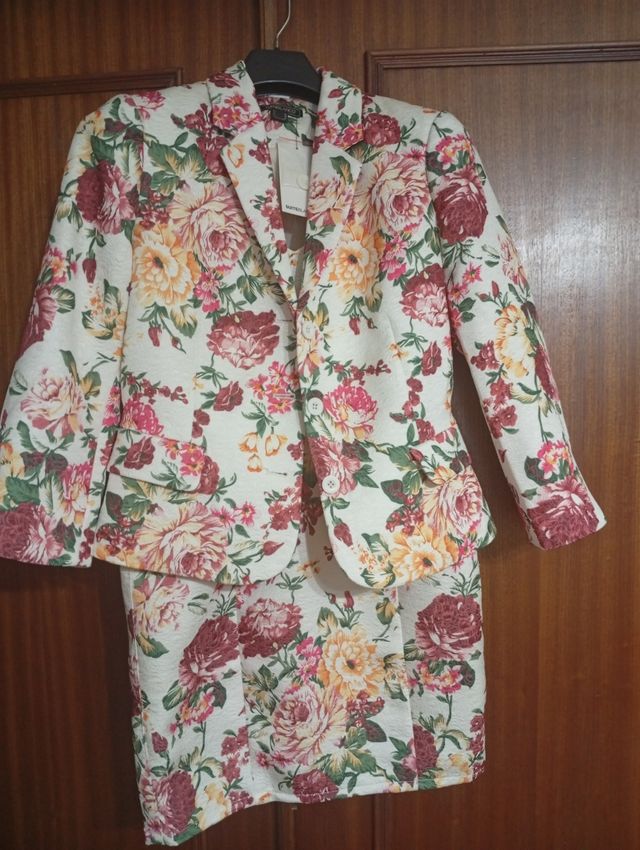 Vestido floral blanco