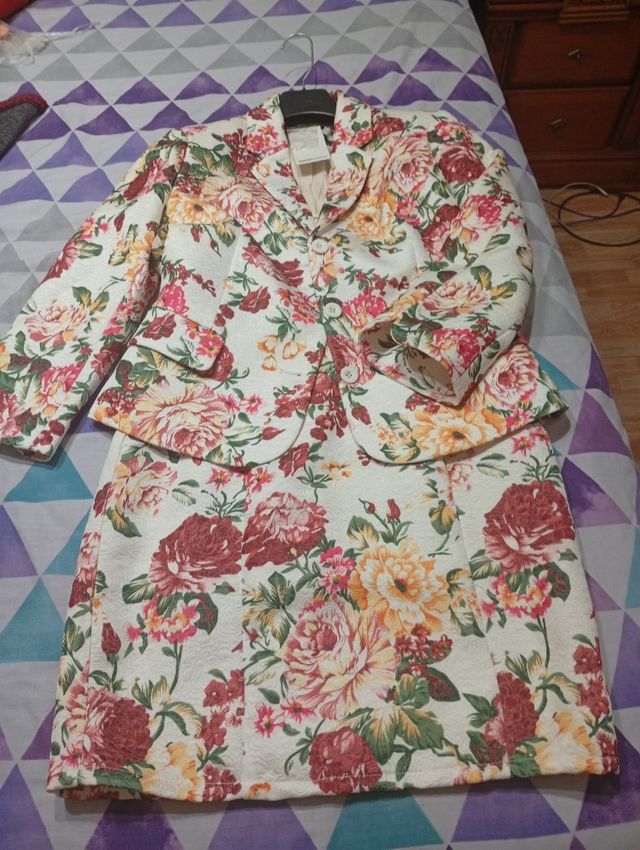 Vestido floral blanco