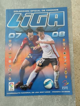 Álbum Liga 07-08 en Plancha