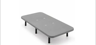 Somier 90x190 gris - Base cama con patas