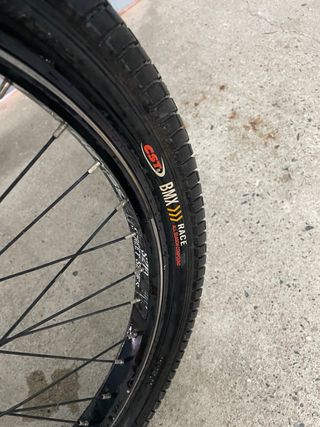 BMX blanca usada