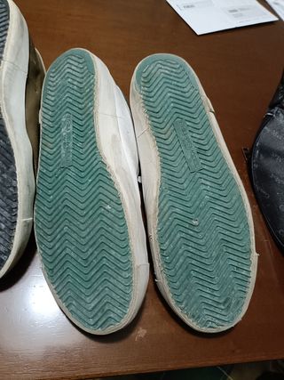 Scarpe Philippe: Verde Oliva & Bianche