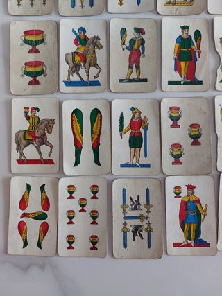 Carte gioco vintage italiane 40
