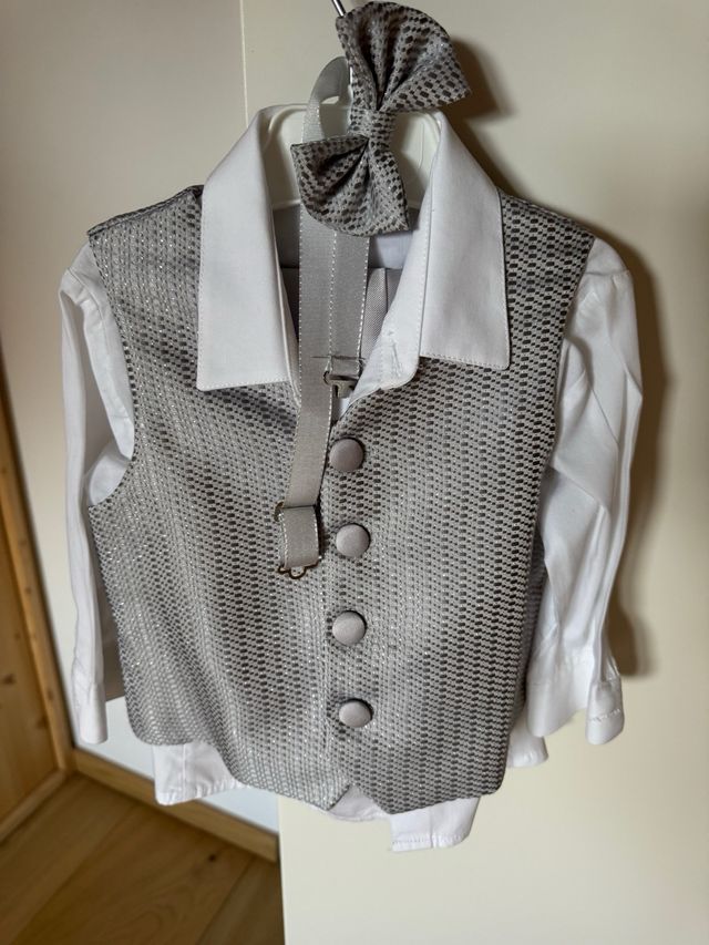 Completo Battesimo Elegante bimbo