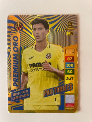 Cromo Pau Torres Premium Oro