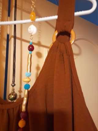 Vestido marrón tallas 44-54
