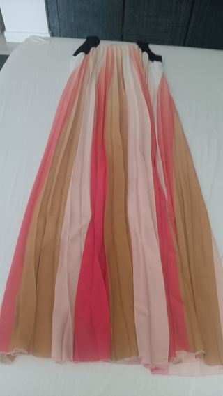 Vestido plisado Maje multicolor talla S