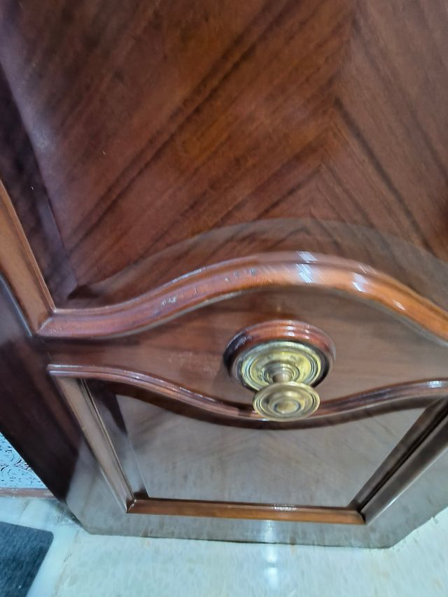 Puerta madera maciza entrada de 2 x 82