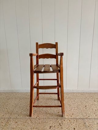 3 Tronas madera maciza vintage