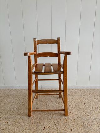 3 Tronas madera maciza vintage