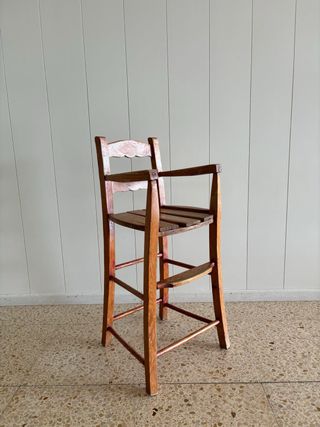 3 Tronas madera maciza vintage