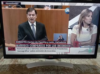 TV LG 29" Blanco y Negro