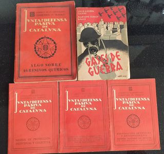 Libros Defensa Pasiva Cataluña 1938