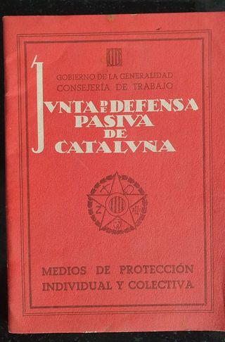 Libros Defensa Pasiva Cataluña 1938