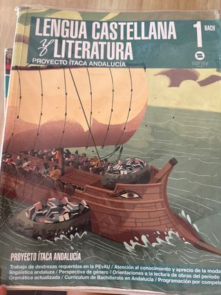 libros de 1 bach: lengua, inglés y mates aplicados
