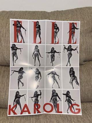 Revista edición coleccionista de Elle x Karol G