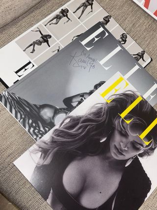 Revista edición coleccionista de Elle x Karol G