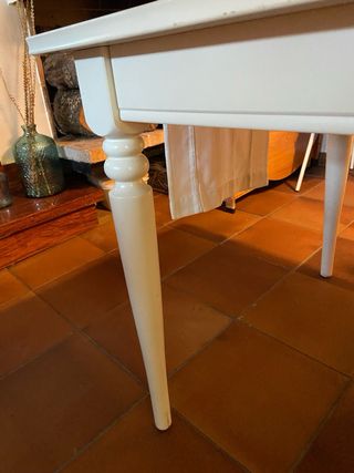 Mesa Comedor Blanca Extensible
1,5mx0,70m ext 2m