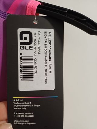 Traje de triatlón ALE