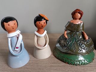 3 Figuras Decorativas Cerámica