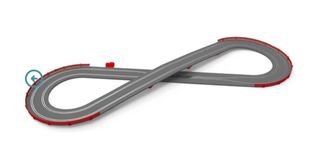 Scalextric Open Rally 5,2m - 2 coches