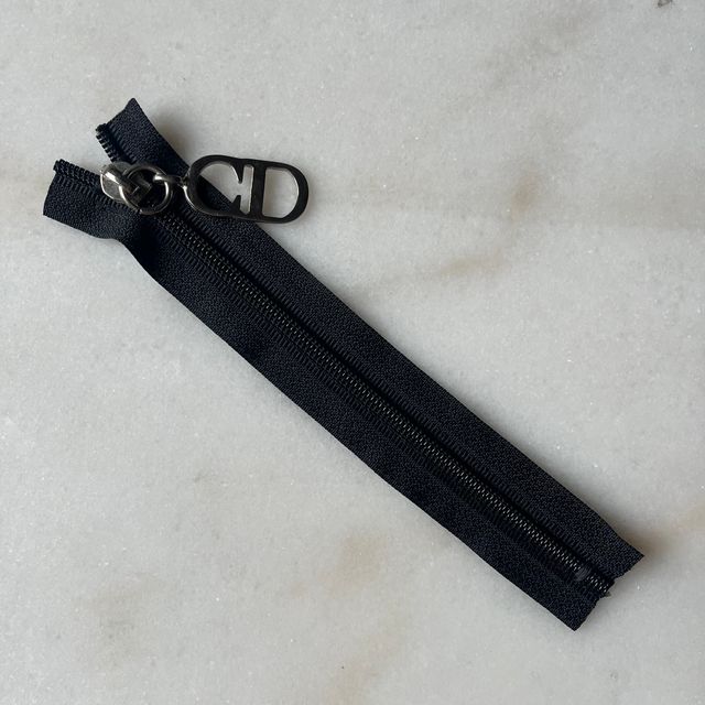 Cerniera Lampo Nera CHRISTIAN DIOR