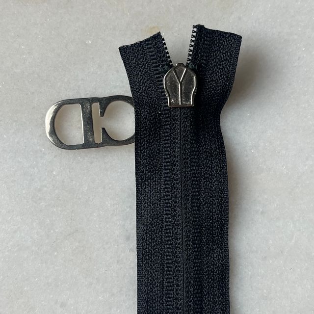 Cerniera Lampo Nera CHRISTIAN DIOR