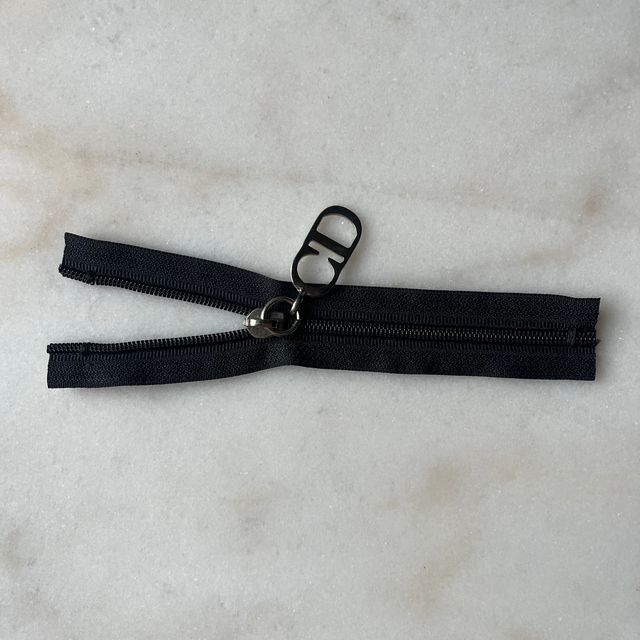 Cerniera Lampo Nera CHRISTIAN DIOR