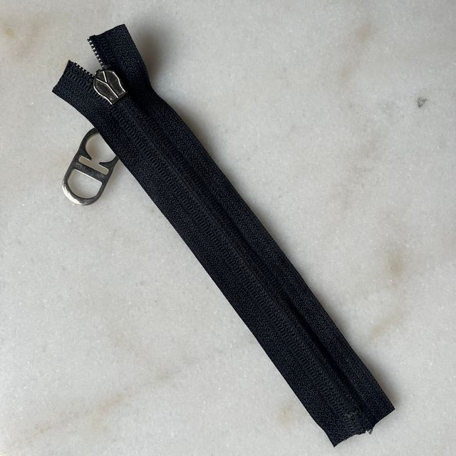 Cerniera Lampo Nera CHRISTIAN DIOR