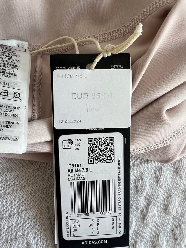 Leggings rosa talla S ADIDAS