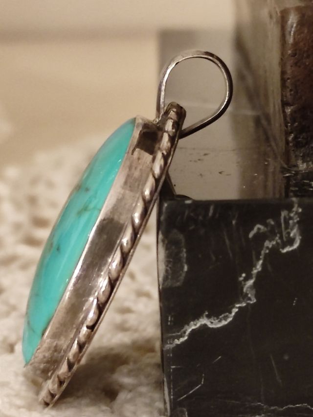 Ciondolo Turchese Argento