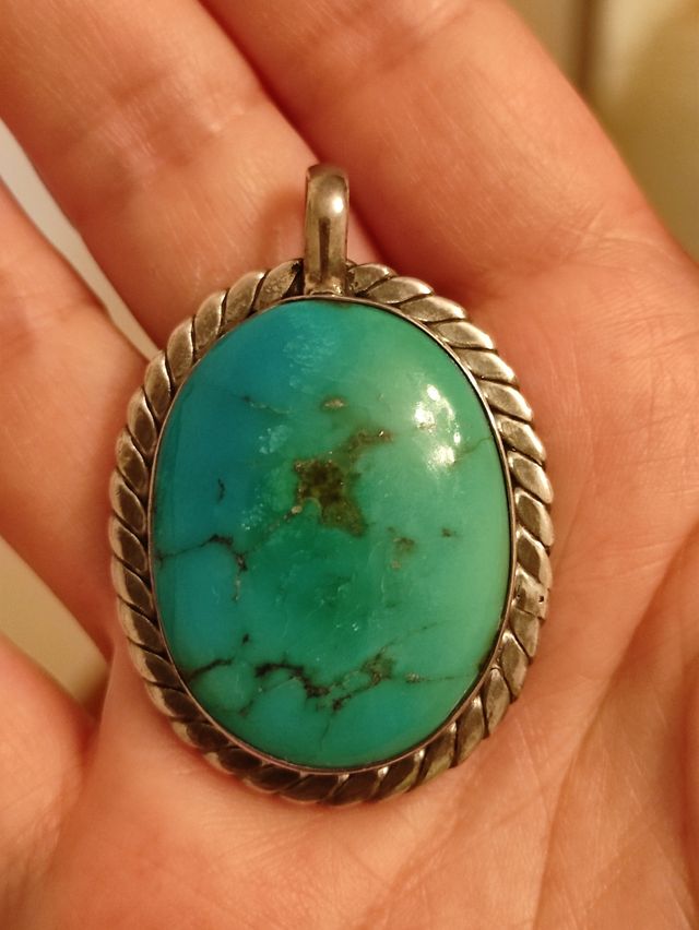 Ciondolo Turchese Argento