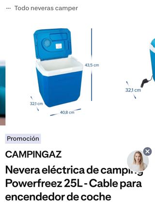 Nevera Campingaz Powerfreez 25L