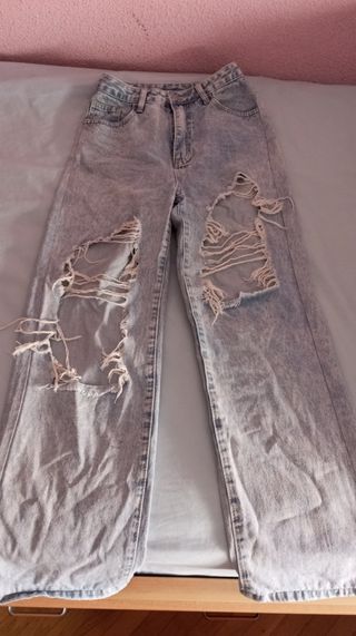 Vaqueros rotos - Pantalón azul