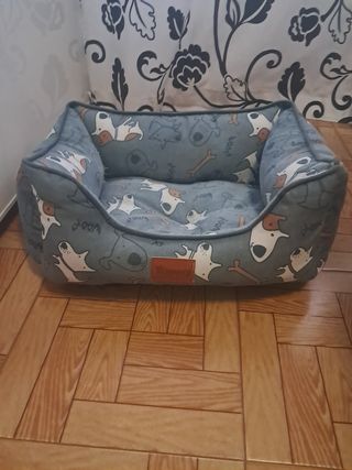 Cama perro - Azul Gris