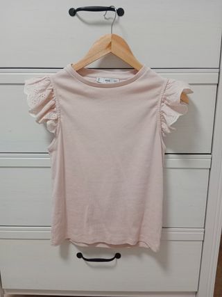 Camiseta rosa Mango talla S