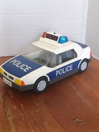 COCHE PATRULLA / DE PLAYMOBIL - 1999 / LUCES FUNCI