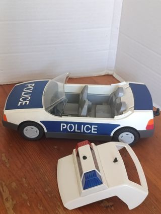 COCHE PATRULLA / DE PLAYMOBIL - 1999 / LUCES FUNCI