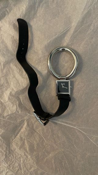 Reloj D&G (Dolce & Gabbana) -  Negro y Plata