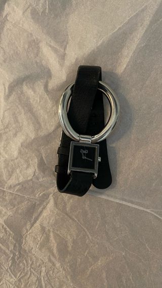 Reloj D&G (Dolce & Gabbana) -  Negro y Plata