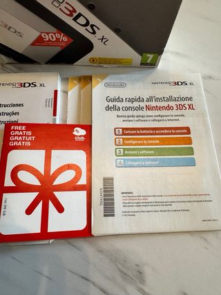 Nintendo 3DS XL: Scatola & Manuali
