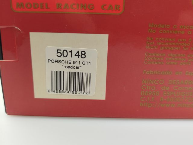 Ninco slot Porsche 911 GT1 ,nuevo!!
